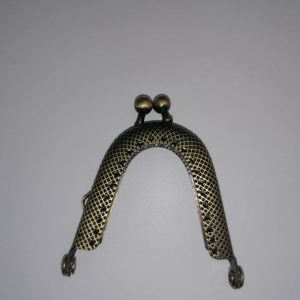 Boquilla monedero IDEAS-JAPONESA INAZUMA-color oro viejo-5cm x 5,5cm