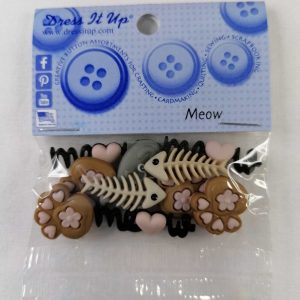 Botones infantiles IDEAS-motivos raspadura de pez-pezuña-color varios