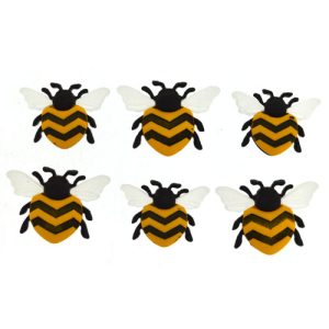 Botones Decorativos Magomar Patch Abeja Feliz