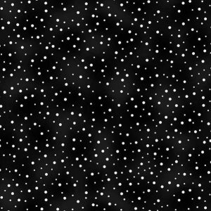 Telas Magomar Patch Estampada - colección Basic Twist - motivo topitos blancos en fondo negro - Stoffabrics - Ref. MP4513-939 (1)