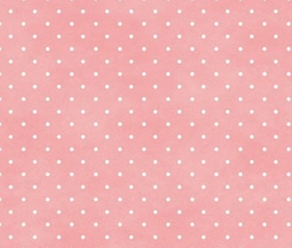 Telas Magomar Patch Básica - colección Molly-Simon Adams - topitos blancos en fondo rosa chicle - Rose & Hubble Fabrics 100% Algodón Ref. MP MAS62843