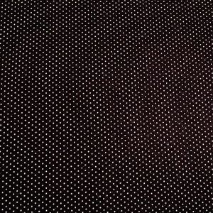 Telas Magomar Patchwork Básica Mini Topitos - colección Broad Cloth - motivo mini topitos en fondo negro - Sevenberry 100% Algodón Ref.MP8819018-1-13