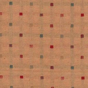 Telas Magomar Patchwork Tramado Japonés - colección Nikko Confetti - motivo topitos cuadrados - tono salmón - Diamond Textil 100% Algodón REF.MP3905
