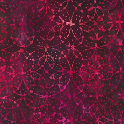 Telas Magomar Patchwork Batiks - colección Moodscapes - motivo borgoñas rojos y rosas - Robert Kaufman 100% Algodón Ref.MP20942-95