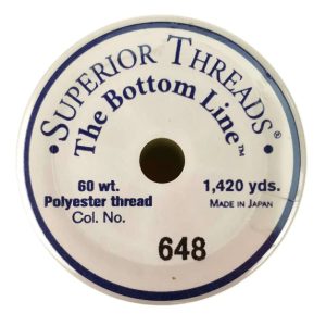 Magomar Patchwork Bottom Line Superior Threads 60 Peso MARRÓN OSCURO #648 1420 Yardas Hecho en Japón Ref.MP648