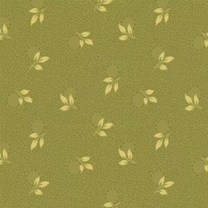 Telas Patchwork Magomar Patch Estampadas - colección Back & Forth - follaje con hojas en fondo verde - EQP 100% Algodón Ref.MP 230-903