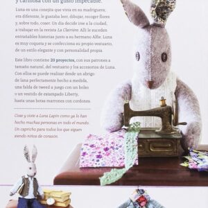 Magomar Patch Libro Coser y Vestir a Luna Lapin Una muñeca con un gusto impecable de Sarah Peel de DRAC