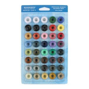 Magomar Patch Patchwork Canillas pack 36 colores variados domestico Canillas bobinadas del nº80 para máquinas de coser y bordar.