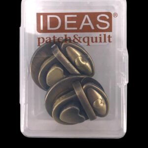 Magomar Patch Patchwork Cierre Corazón Dorado 2und Ref.MP C12358A