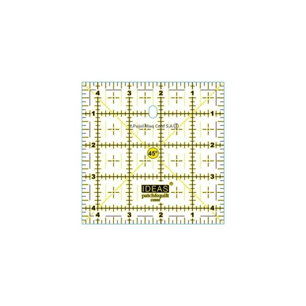 Magomar patch Patchwork Regla cuadrada pulgadas 4,5" x 4,5" Ideas RefMPC3898