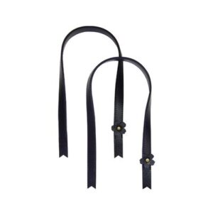 Magomar Patch Patchwork Asa plana piel vegana con flor azul marino IDEAS Ref.MP12073H