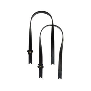 Magomar Patch Patchwork Asa plana piel vegana con flor negra IDEAS Ref.MP12073A