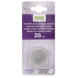 Magomar Patch Patchwork Cuchillas rectas cúter rotatorio - 28 mm 2 unidades Ideas Ref.MP12219
