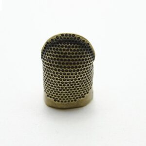 Magomar Patch Patchwork Dedal de latón 23MM envegecido vintage ( ajustable )