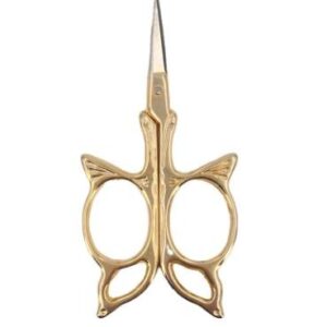 Magomar Patch Patchwork Tijera bordar mariposa oro 3,5_ Ref.MPC0345