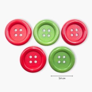 Magomar Patch Patchwork Botones IDEAS Motivos Botones Grandes de Navidad