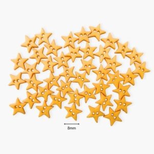 Magomar Patch Patchwork Botones IDEAS Motivos Minis Estrellas Amarillas 35pzas