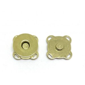 Magomar Patch Patchwork Cierre Imán 15mm latón envejrcido 2 uds