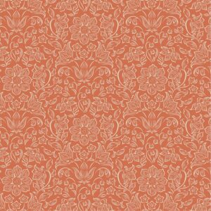 Magomar patch Patchwork PREVENTA Tela TILDA colección Songbirg motivo lila en fondo coral 100% Algodón Ref.MP110152