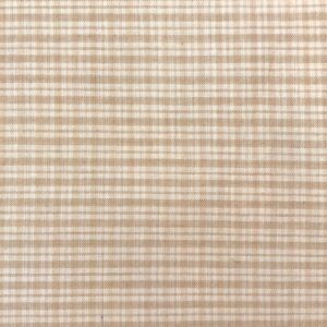 Magomar Patch Tela country - colección Primitive Homespun - motivo mini cuadros beige y camel - Metro Dunroven House 100% Algodón Ref. MPH853