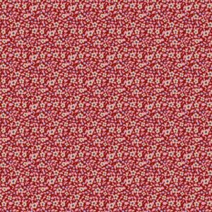 Magomar patch Patchwork Tela Básica Tilda colección Brie pequeñas flores en tono burdeos TildaFabrics 100% Algodón Ref.MP130193