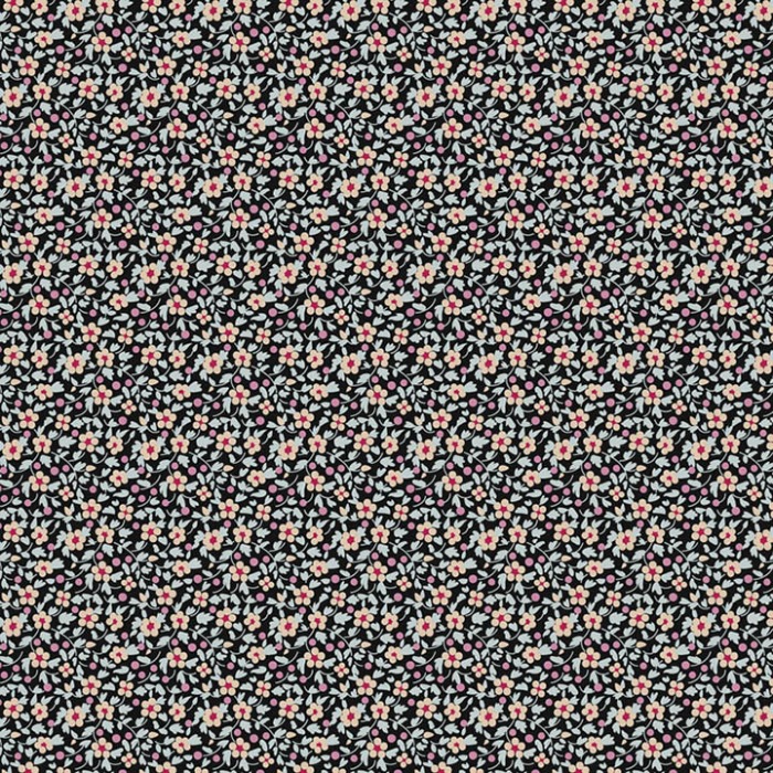 Magomar patch Patchwork Tela Básica Tilda colección Brie pequeñas flores en tono carbón TildaFabrics 100% Algodón Ref.MP130186