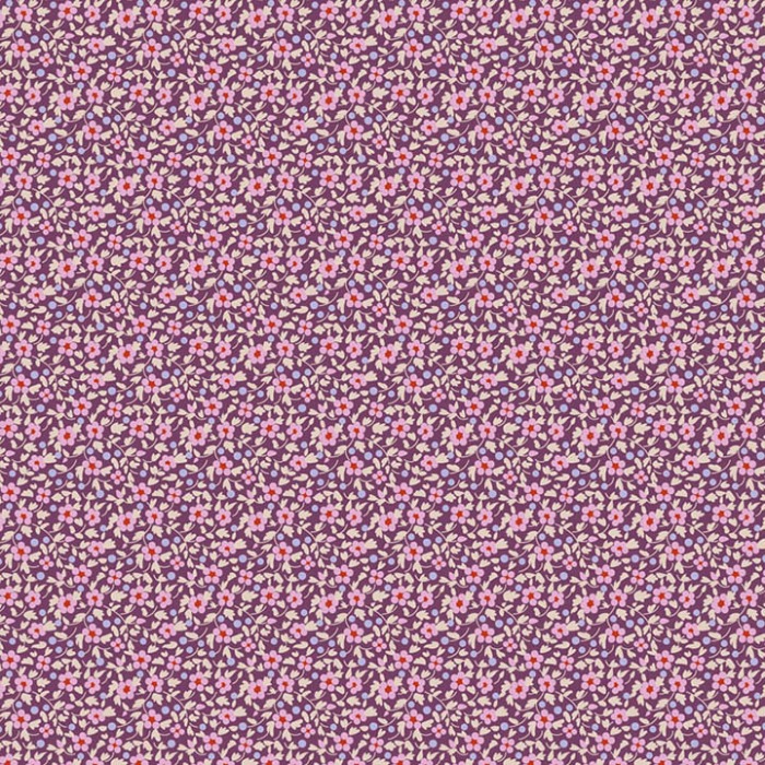 Magomar patch Patchwork Tela Básica Tilda colección Brie pequeñas flores en tono morado TildaFabrics 100% Algodón Ref.MP130192