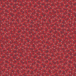 Magomar patch Patchwork Tela Estampada Colección Farmhouse Sampler motivo Estrellas con ramitas en fondo rojo 100% Algodón Northcott Ref.MP28608-24