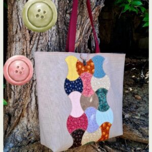 Magomar Patch Patchwork Kit Bolso Corazón de la Manzana