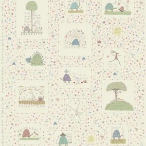 Magomar Patch Patchwork Panel colección Simply Be diseñado por Anni Downs en fondo crema 100% Algodón Ref.MP7420 Medida 90x110cm