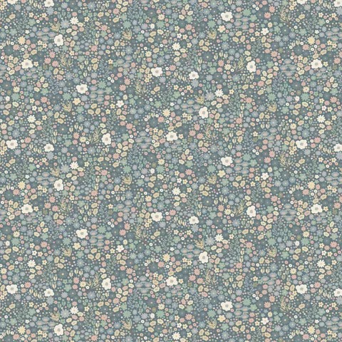 Magomar Patch Patchwork Tela Estampada Margaritas en fondo grises 100% Algodón Ref.MP2162