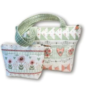 Magomar Patch Patchwork Panel de Bolso y Neceser en tonos pastel
