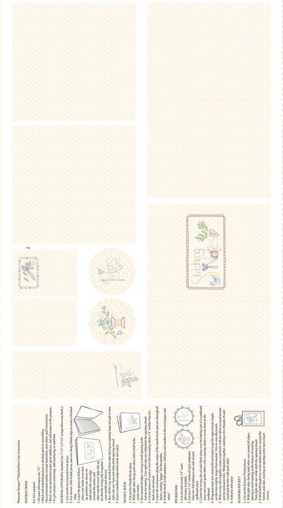 Magomar Patch Patchwork Panel Portada Lienzo para cuaderno colección A Stitch For Every Season 100% Algodón Loneta MarcusFabrics Ref.MP562078P Medidas: 61X110cm