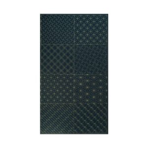 Magomar Patch Patchwork Panel de muestra Sashiko estampado azul marino
