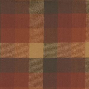 Magomar Patch Patchwork Tela Franela colección Primo Plaid Spice Mix motivo cuadros en marrones, naranjas y beige 100% Algodón Marcus Ref.MP091414