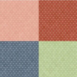 Magomar Patch Patchwork Tela Panel Navidad colección Plumcute Christmas motivo 4 colores con topitos de 55X47cm en fondo marmoleado 100% Algodón MarcusFabrics Ref.MP561928 Medidas: 110X94cm
