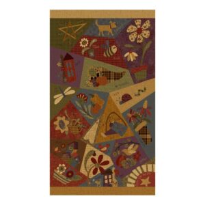 Magomar Patch Patchwork Panel decorativo Bountiful Blessings de Janet Rae Nesbitt tonos otoñales 100% Algodón HenryGlassFabrics Ref.MP3640-33 Medidas 63x110cm