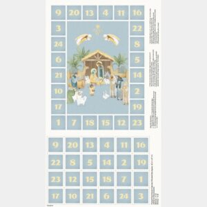 Magomar Patch Patchwork Tela Panel Navidad colección The Nativity calendario de Adviento 100% Algodón Northcott Ref.MP28991-42-10