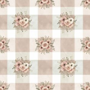 Telas Magomar Patch Patchwork colección Cookie Girls racimos de rosas en tonos pasteles 100% Algodón Fabricart